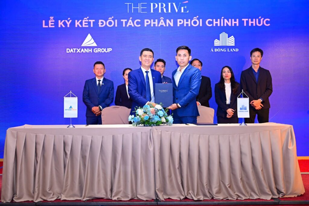 lễ ký kết đại lý phân phối f1 The Privé Á Đông Land