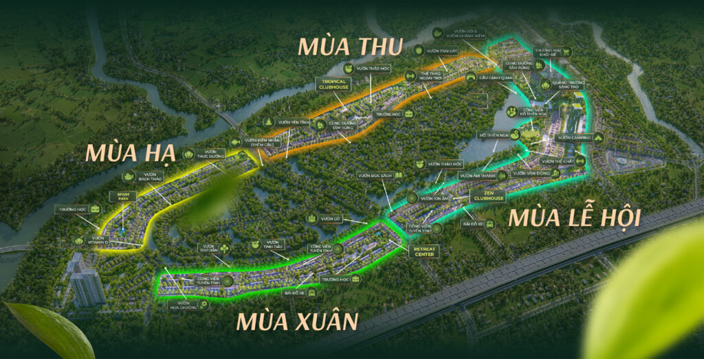 tiện ích của dự án Eco Retreat