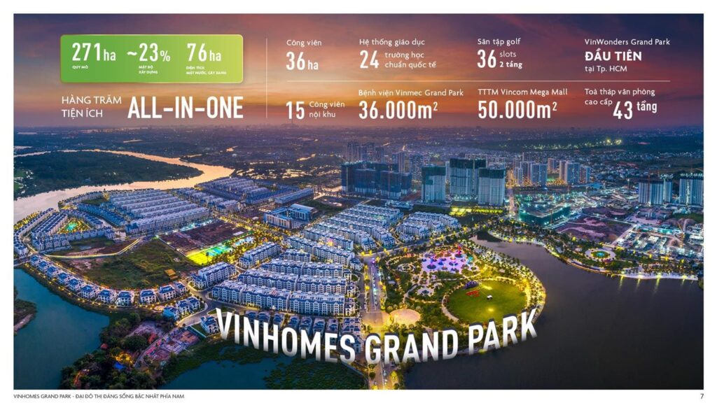 tiện ích all in one tại vinhomes quận 9