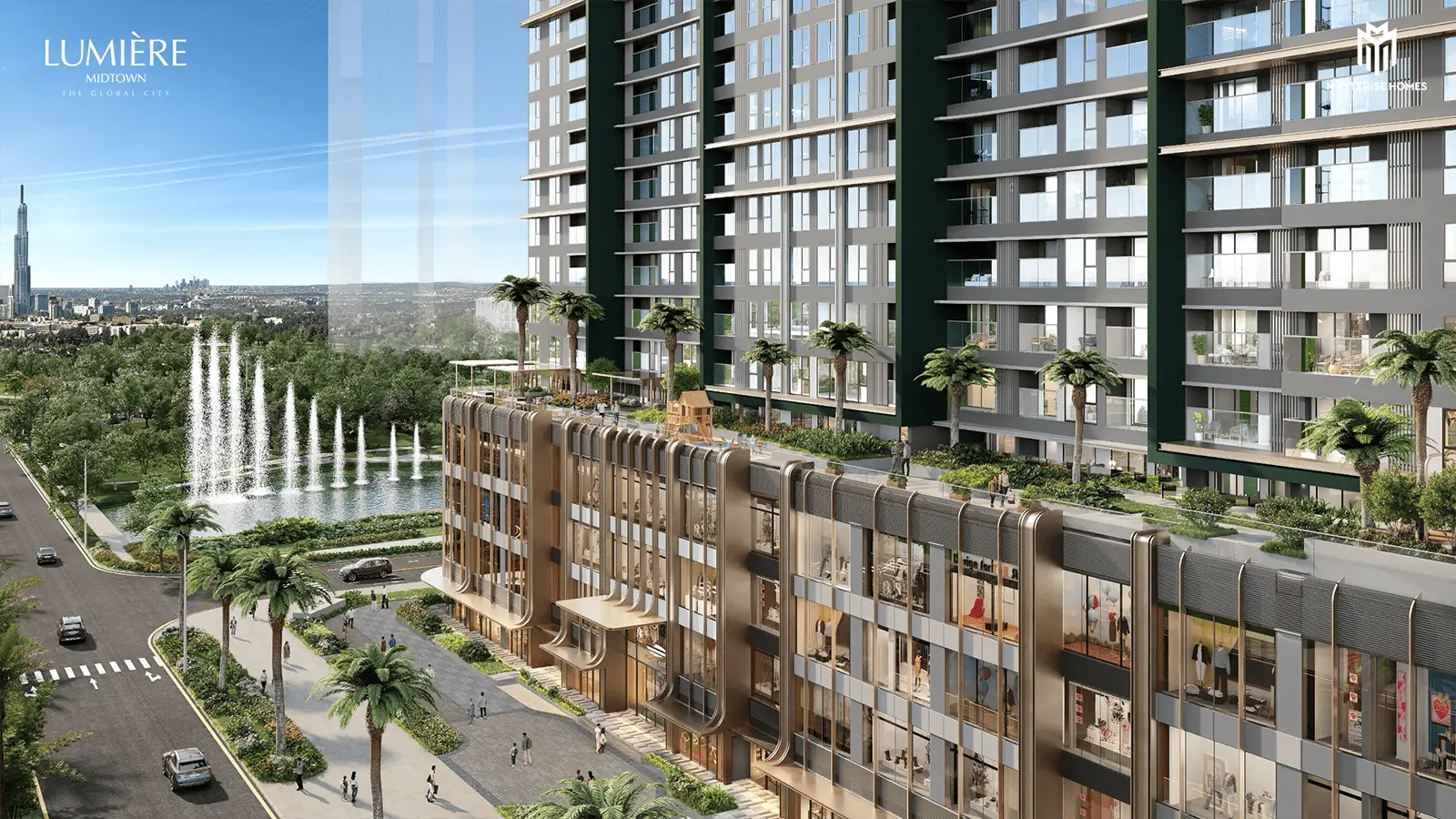 tiện ích ngoài trời Lumière Midtown