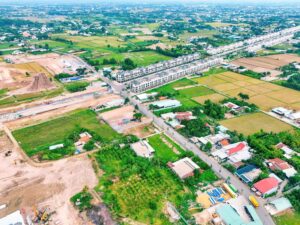 ảnh thực tế xây dựng Vinhomes Green City Long An