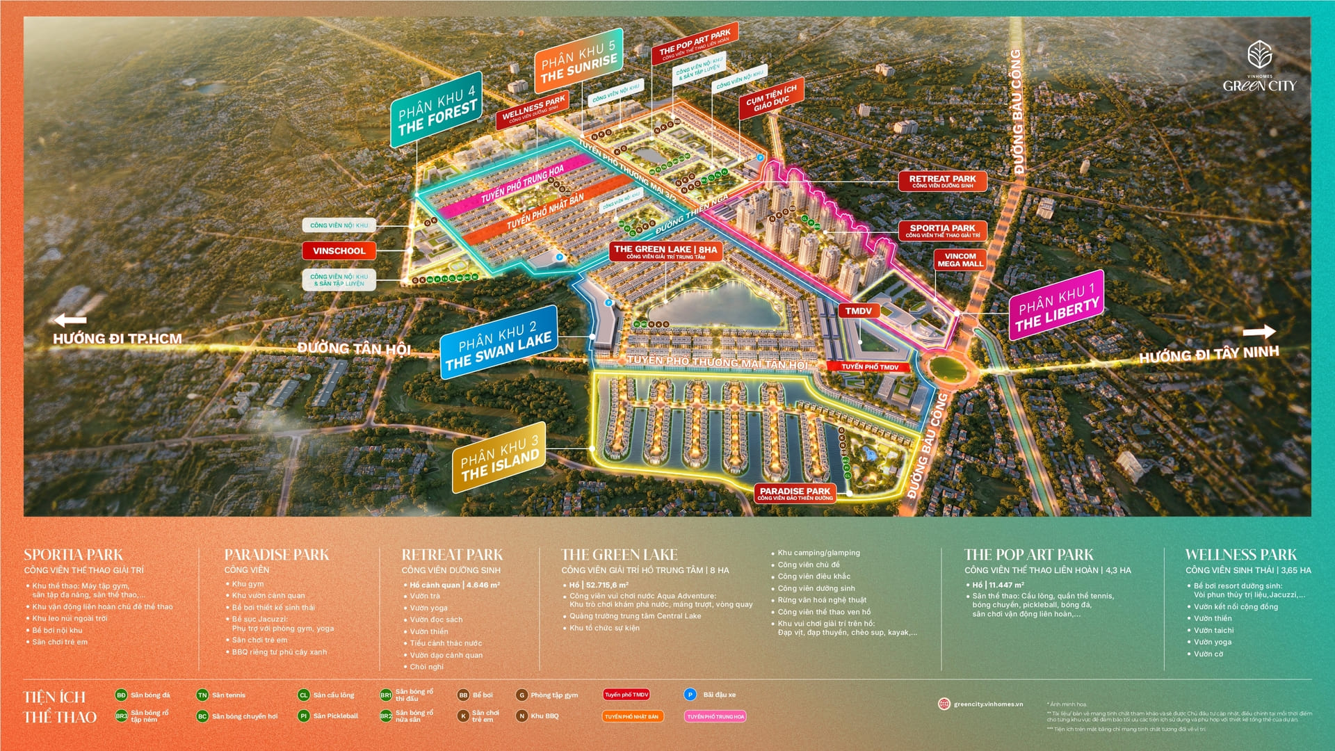 phối cảnh 3D mặt bằng Vinhomes Green City Long An
