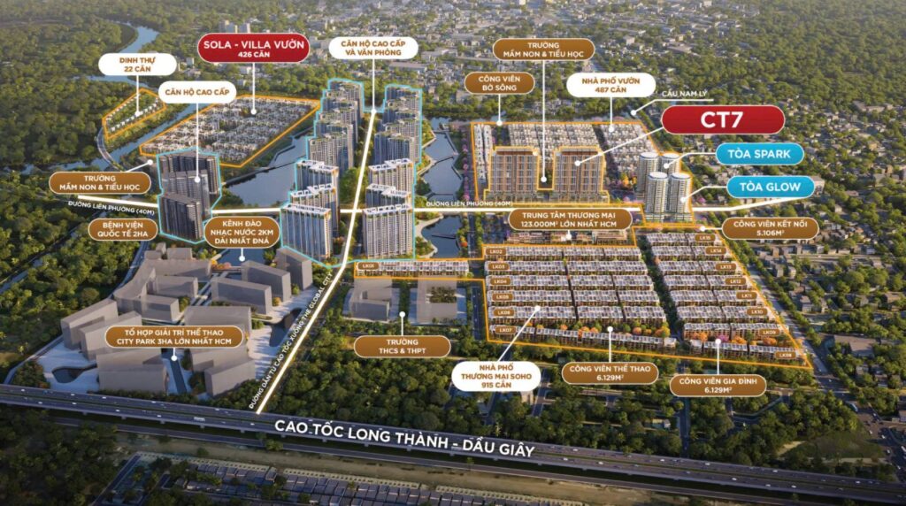 tiện ích của phân khu Lumière Midtown