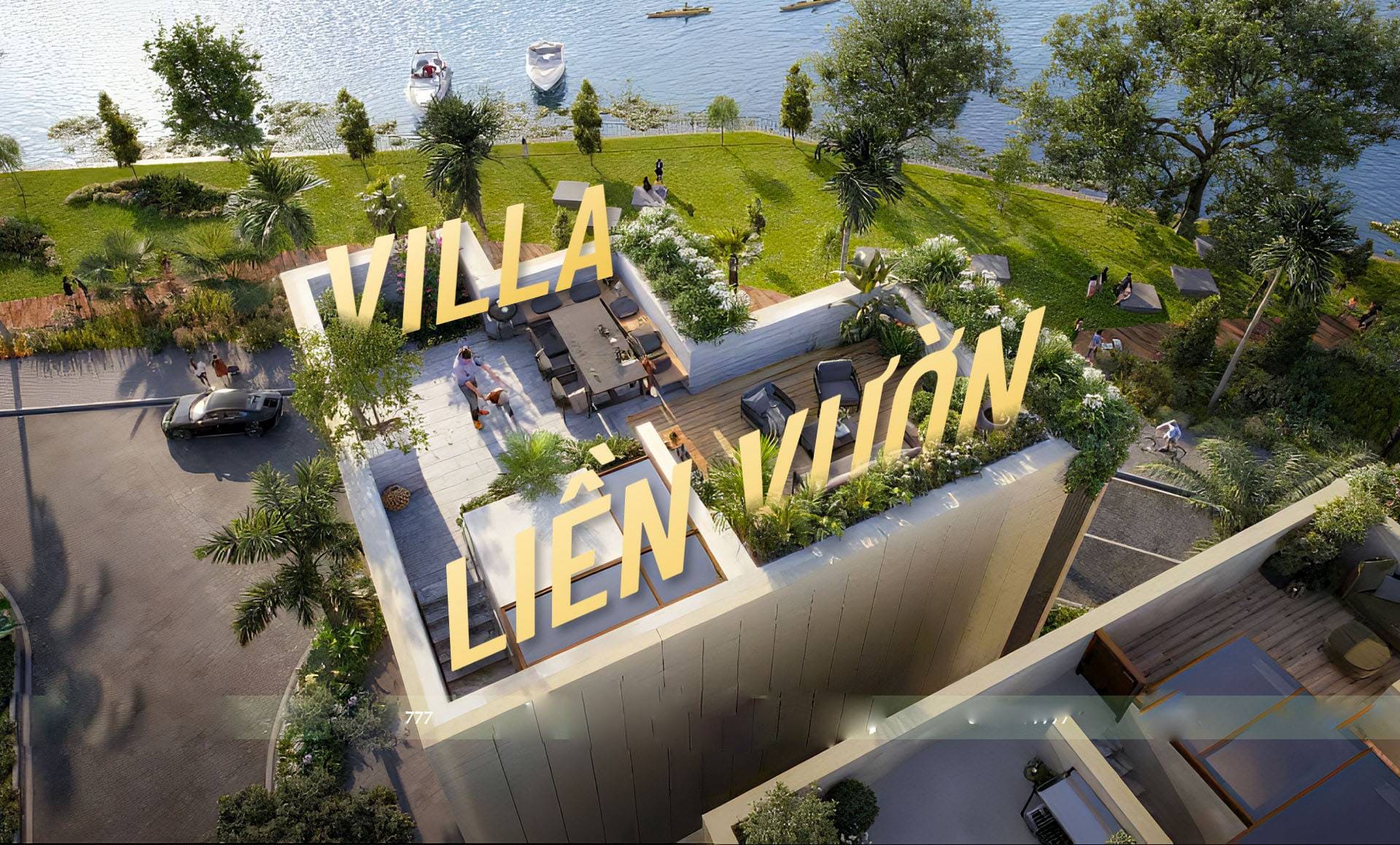 phối cảnh biệt thự The Global City