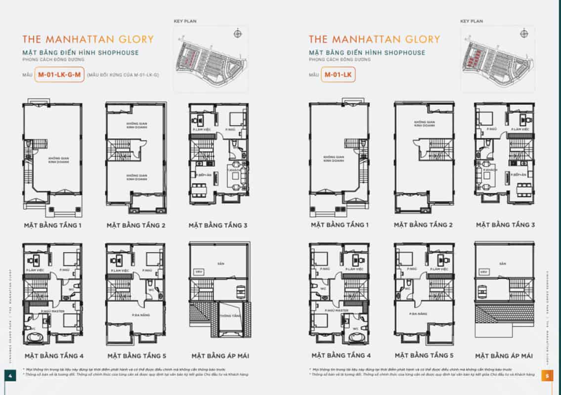 layout Nhà phố Vinhomes Grand Park Thủ Đức