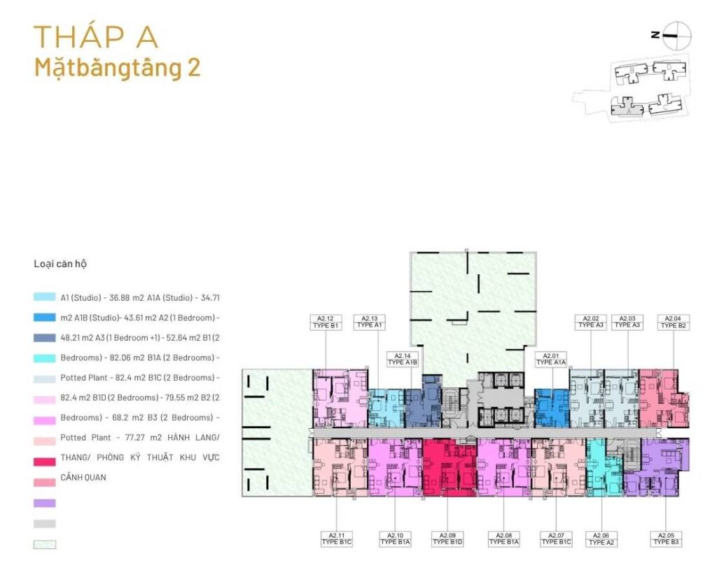 thiế kế mặt bằng tầng Elysian
