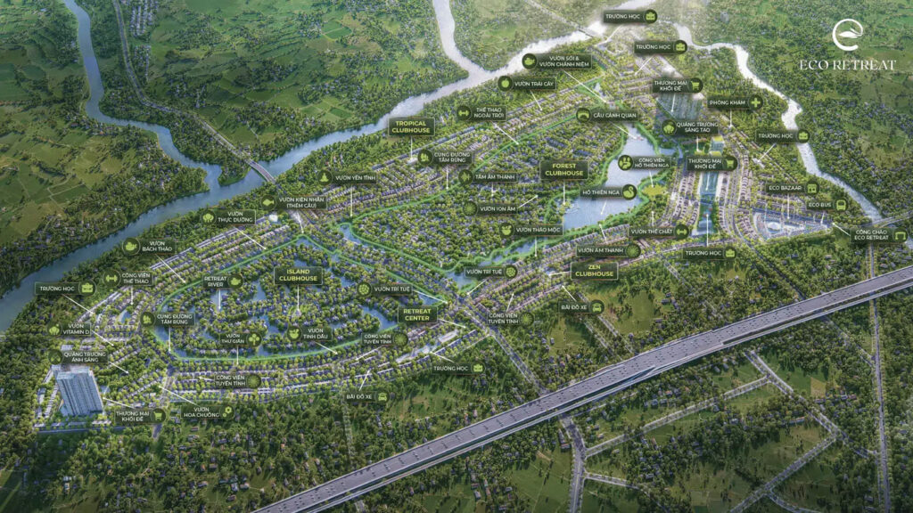 phối cảnh tiện ích Eco Retreat