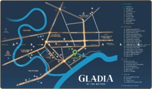 vị trí gladia khang điền