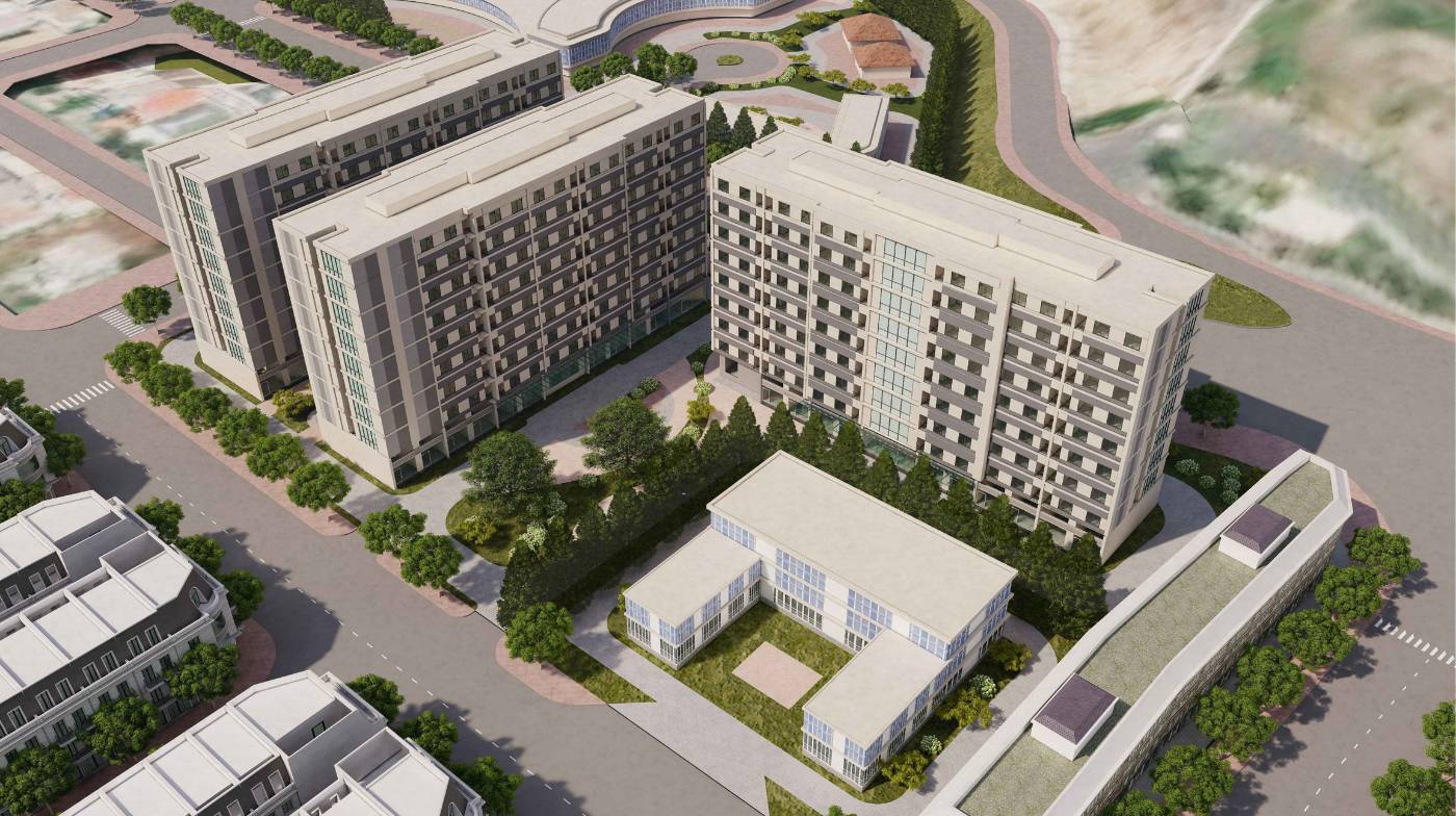 phối cảnh nhà Vinpearl Phú Quý Nha Trang