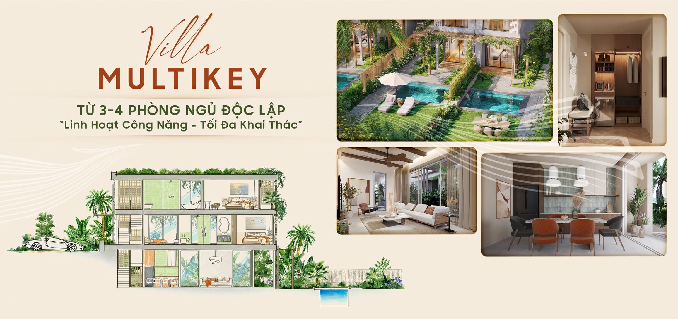 sản phẩm Villa Multikey - La Tiên Villa Nha Trang