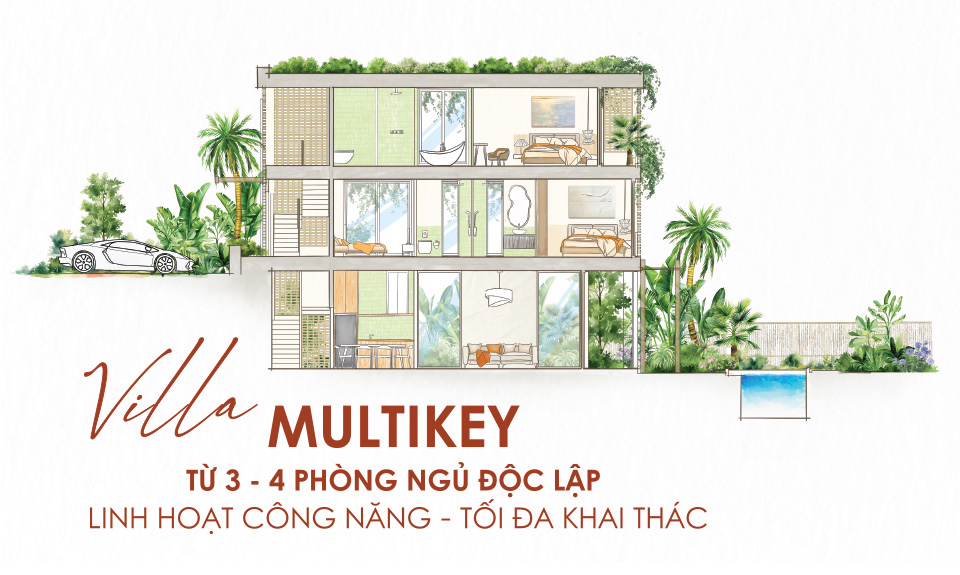 sản phẩm villa multikey - Villa La Tiên Nha Trang