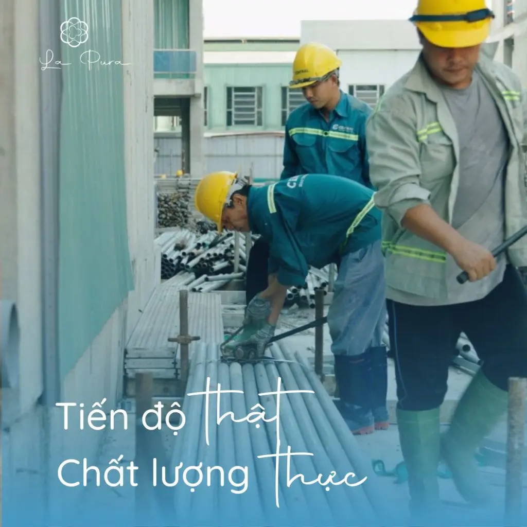 hình tiến độ La Pura Thuận An, Bình Dương