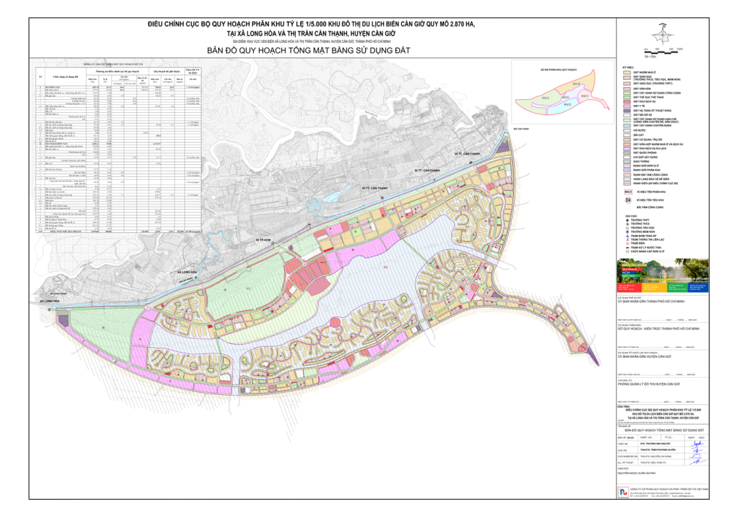 mặt bằng sử dụng đất vinhomes green paradise