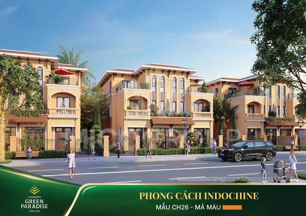 kiến trúc biệt thự Vin cần giờ 