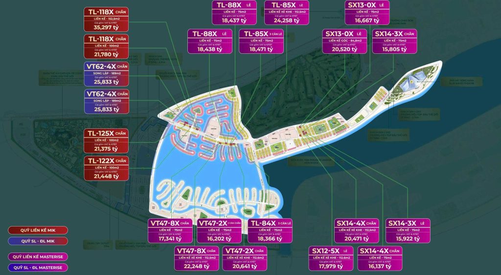 giỏ hàng vinhomes green paradise