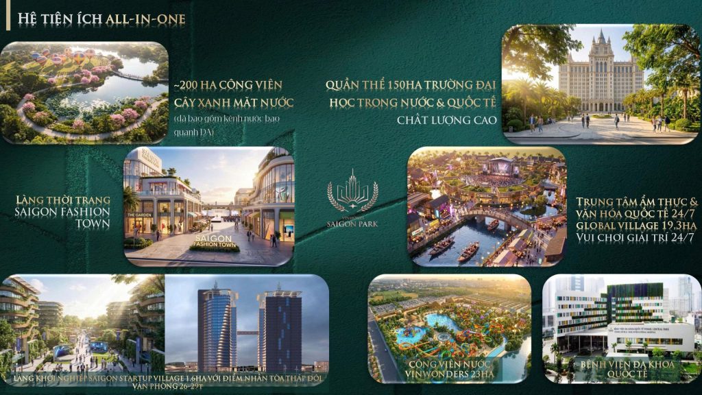 tiện ích all in one - Vinhomes Hóc Môn
