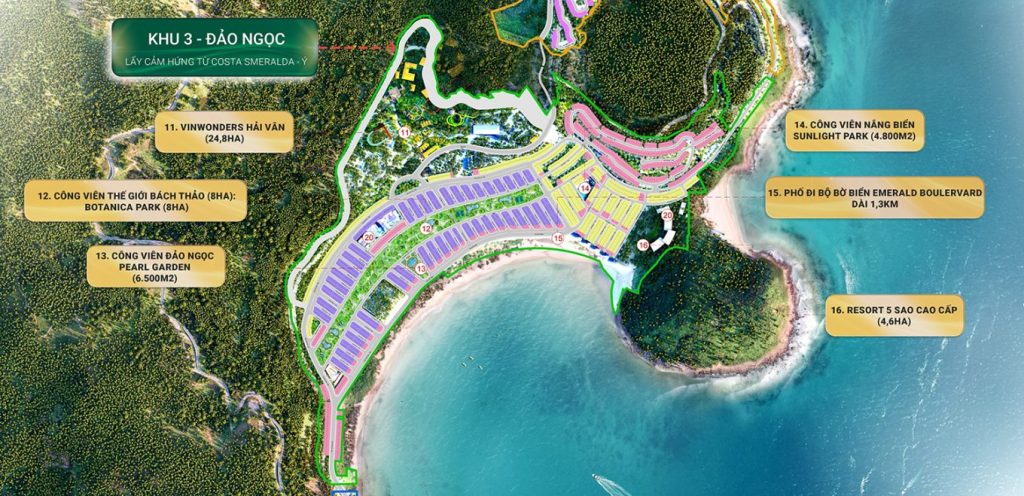 khu đảo ngọc Vinhomes Làng Vân