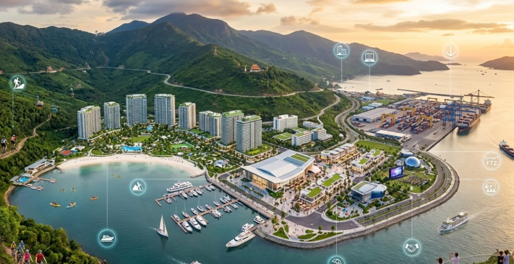 tiện ích bến du thuyền vin hải vân bay