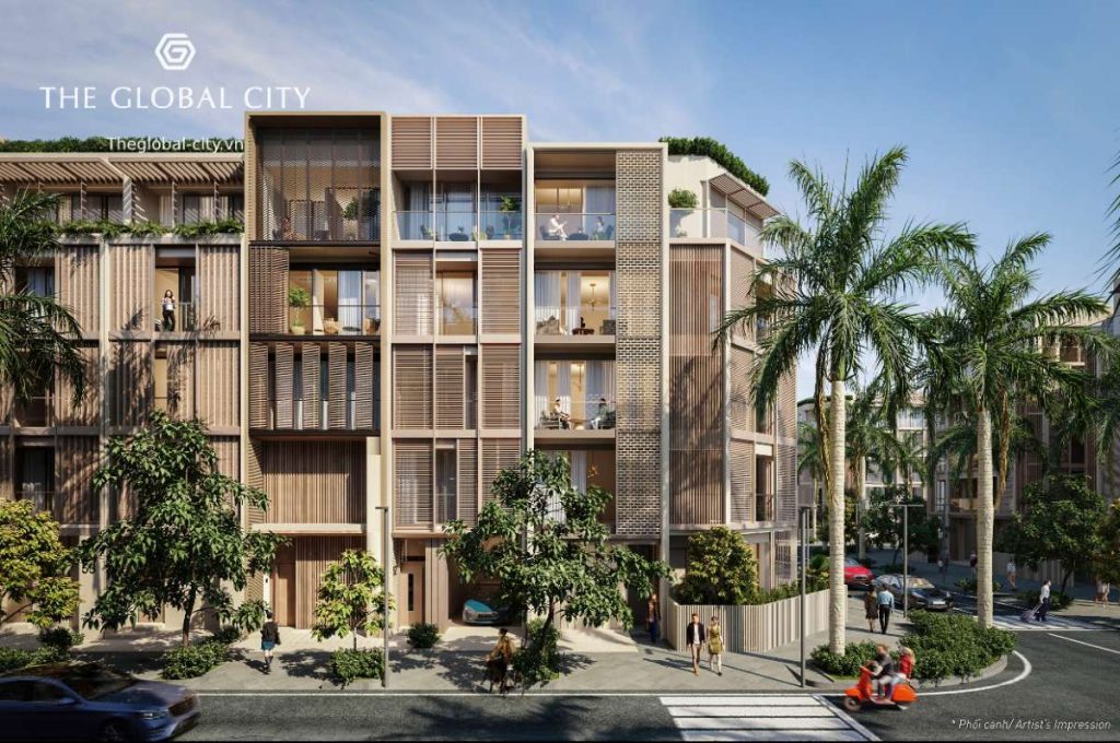 bảng giá shophouse SOHO - the global city