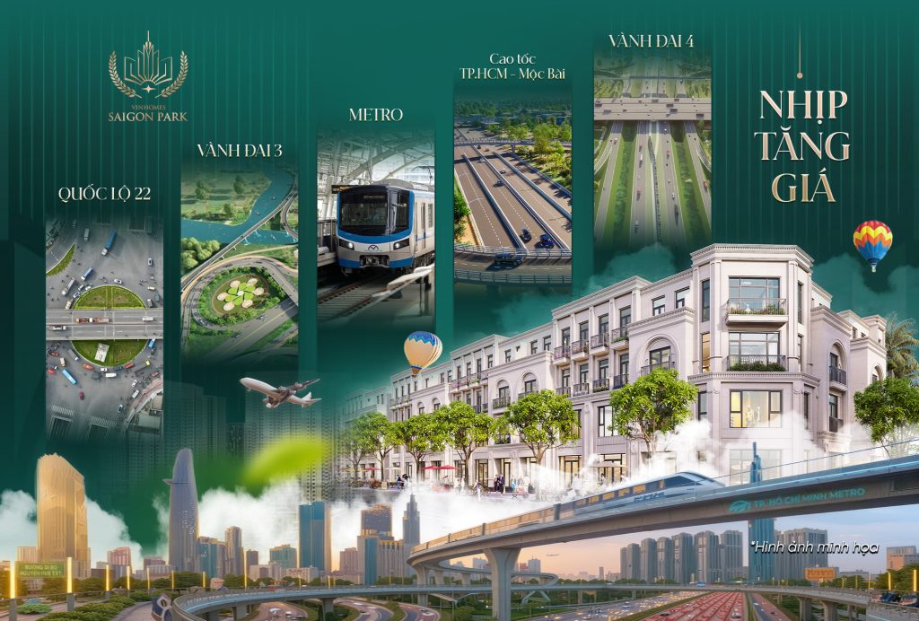 hạ tầng giao thông quanh vị trí vinhomes saigon park