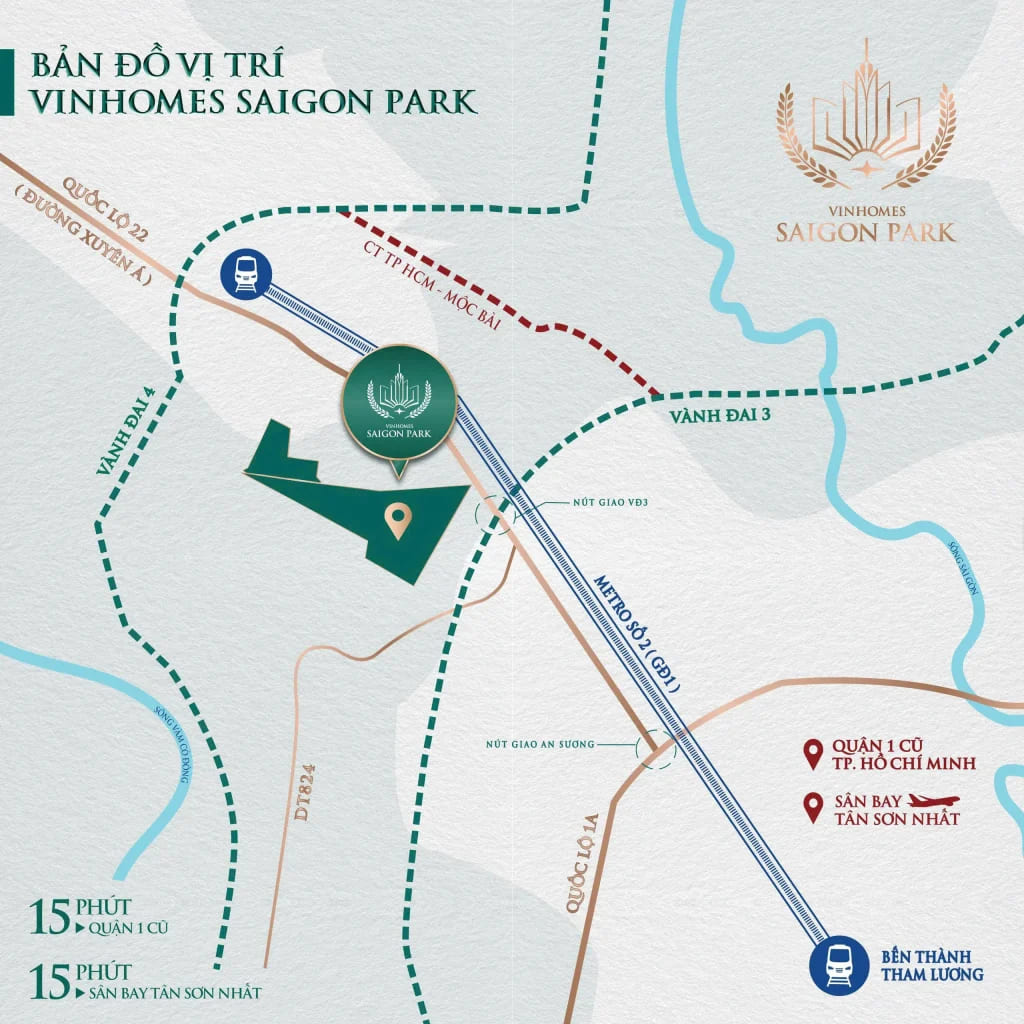 vị trí vinhomes saigon park