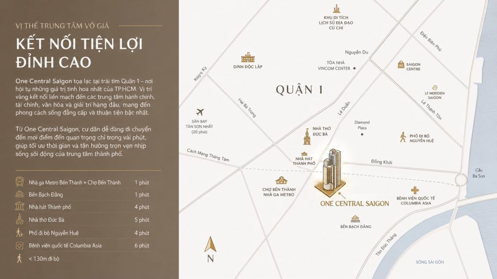hình vị trí one central saigon