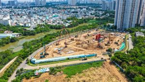 ảnh thực tế Tiến độ Palm City Tháng 6/2026