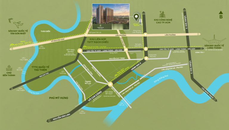 Vị trí Imperia Sensa Park ở đâu? Phân Tích Chi Tiết Tọa Độ Khu Đông