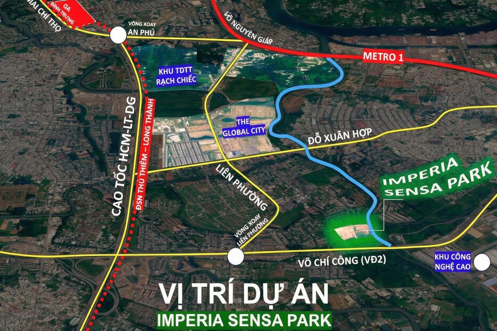 Hạ Tầng Quanh Vị Trí Imperia Sensa Park