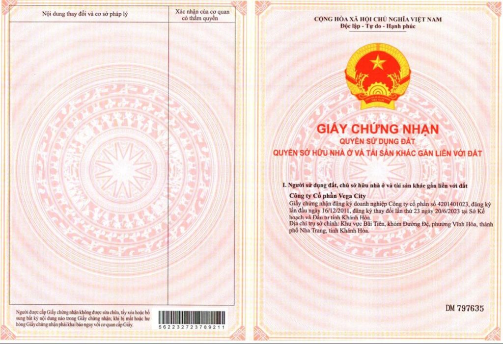 pháp lý libera nha trang
