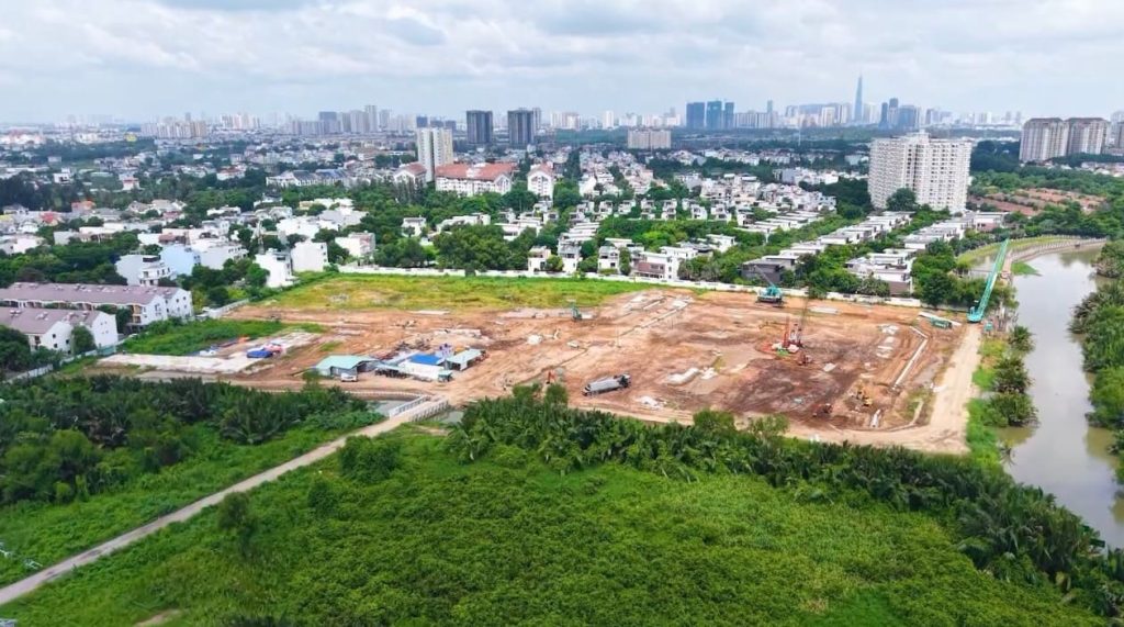 hình ảnh công trường imperia sensa park tháng 9/2026