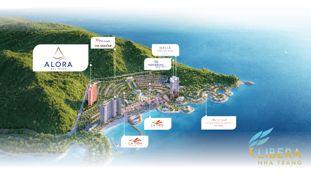 phân khu alora trang quần thể libera nha trang